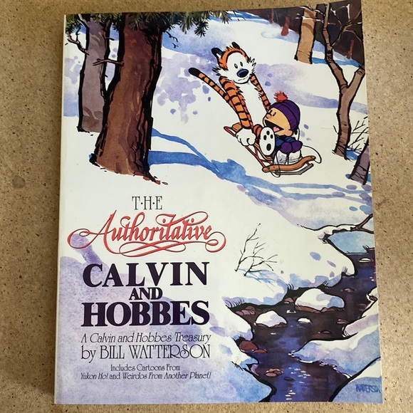 The Authoritative Calvin And Hobbes Comic Book (1990) - Picture 1 of 4